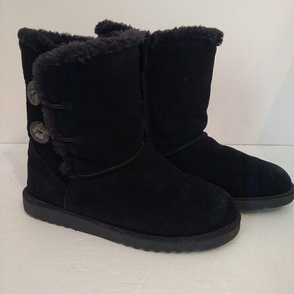 Target Genuine Suede/Faux Booties